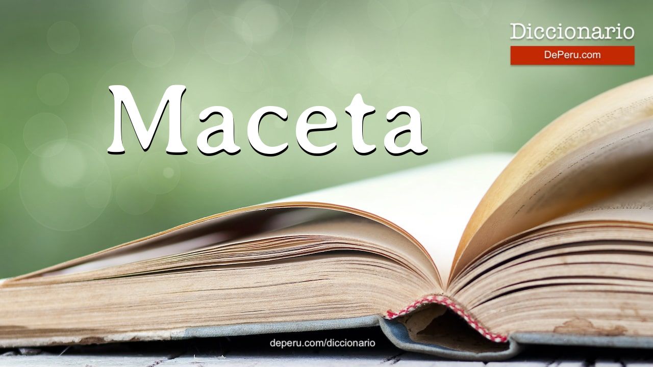 Palabra Maceta en el diccionario