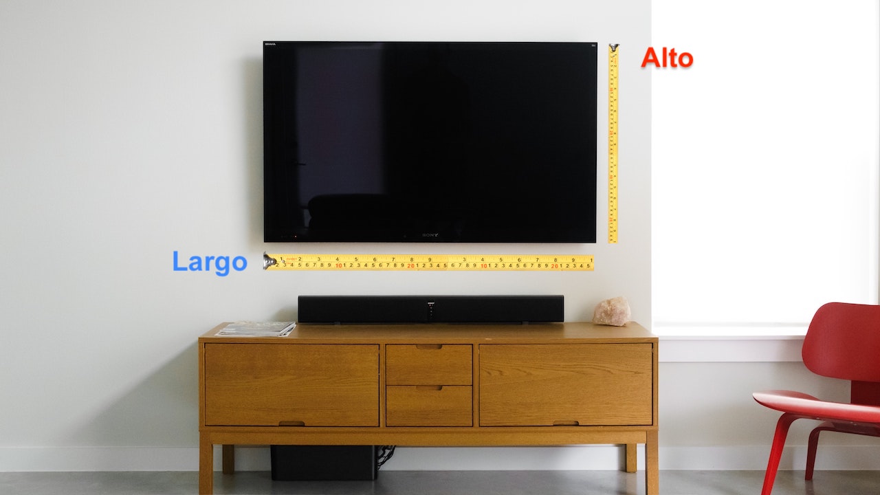 Dimensiones de muebles para TV LED